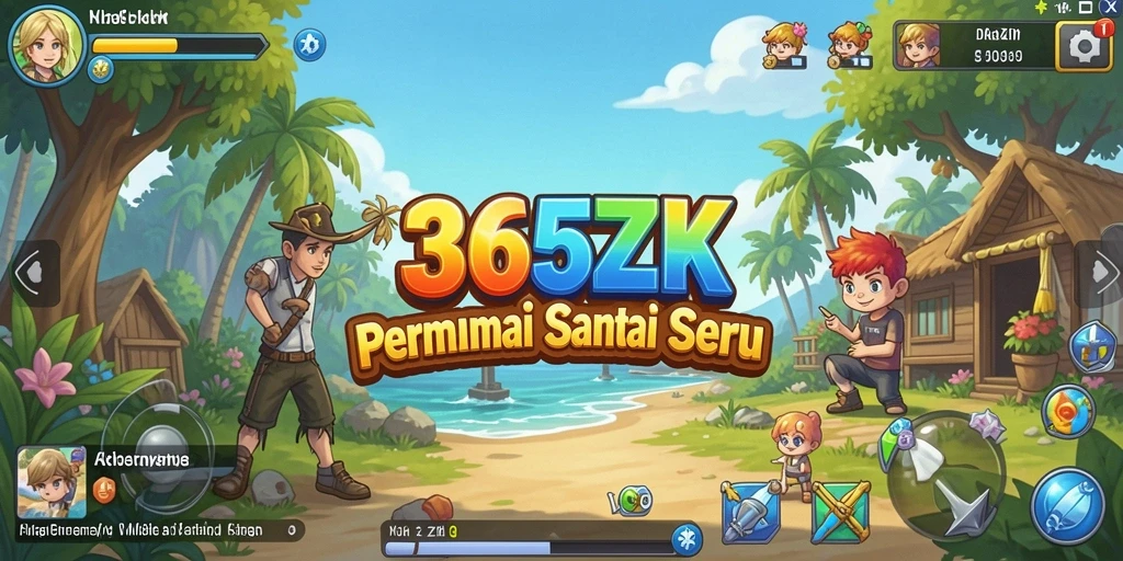 Tampilan gameplay <strong>365ZK</strong> yang menarik dan penuh warna.