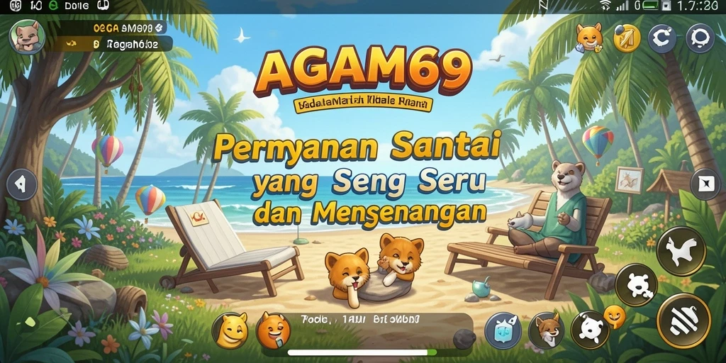 Screenshot gameplay AGAM69 menampilkan keseruan bermain santai dengan grafis yang menawan.