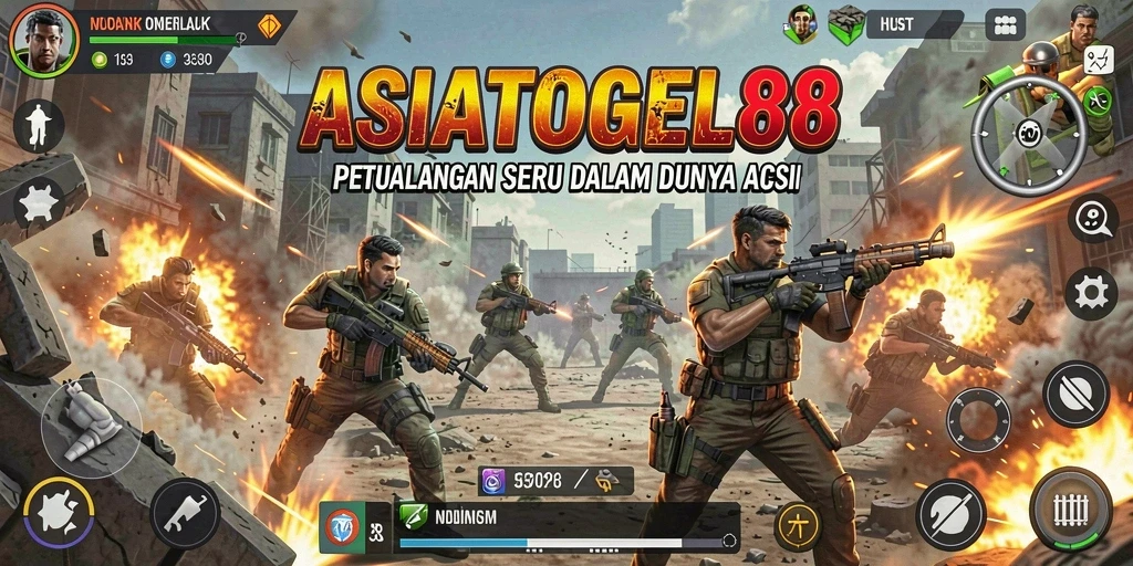 Screenshot ASIATOGEL88 menampilkan pertarungan intens dengan karakter yang dinamis.