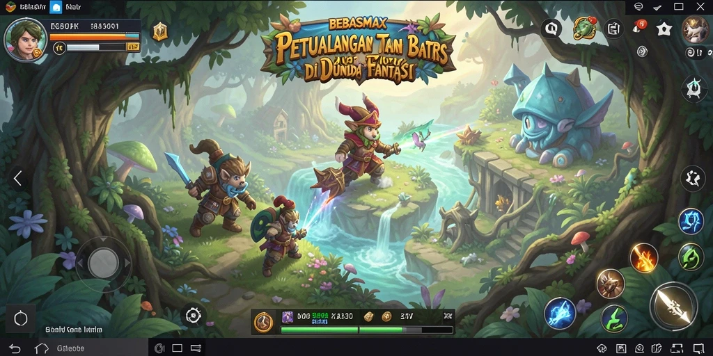 Screenshot BEBASMAX menampilkan aksi seru dalam petualangan yang mendebarkan.
