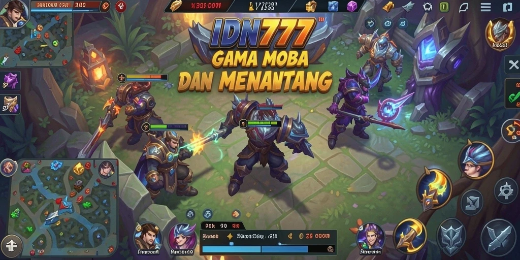 Tangkapan layar gameplay menunjukkan aksi seru dalam IDN777.
