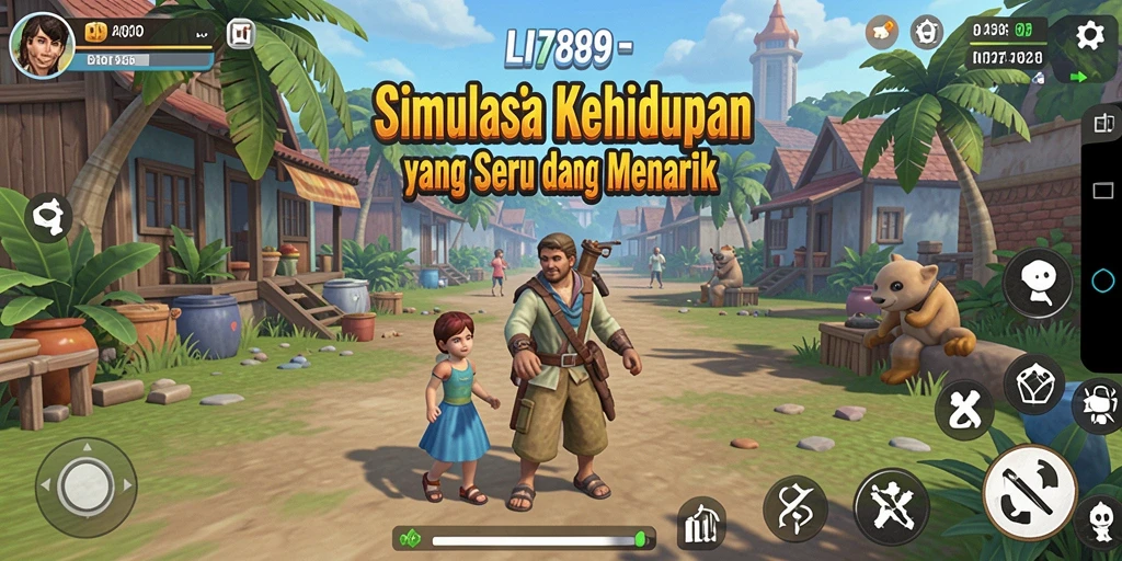 Tampilan gameplay LI789 menunjukkan aksi simulasi kehidupan yang menarik.