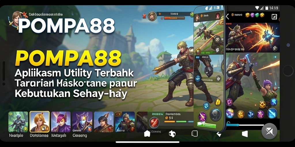 Tampilan utamanya yang sederhana dan fungsional.