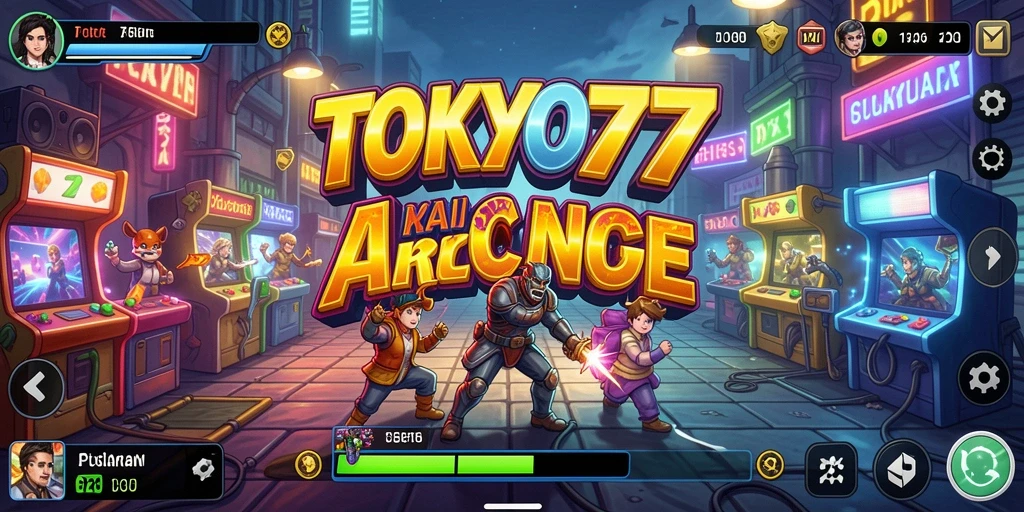 Tampilan gameplay TOKYO77 yang seru dan penuh aksi.